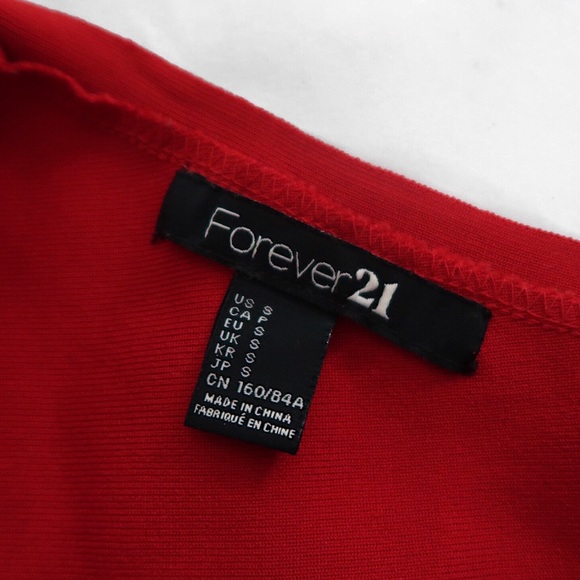 Forever 21 | One Shoulder Red Dress - Picture 5 of 5